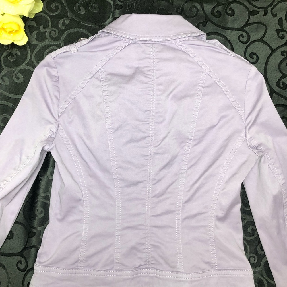 White House Black Market (WHBM) Light Weight Purple Jacket - Picture 8 of 10